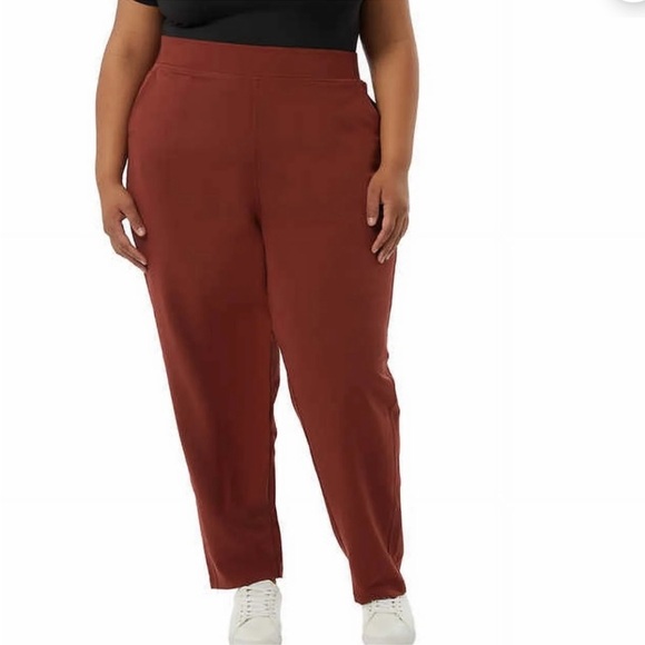 32 Degrees Pants - Silky Soft 32° Cooling Comfort Pull On Activewear Pants Cinnamon Spice XXL NWT